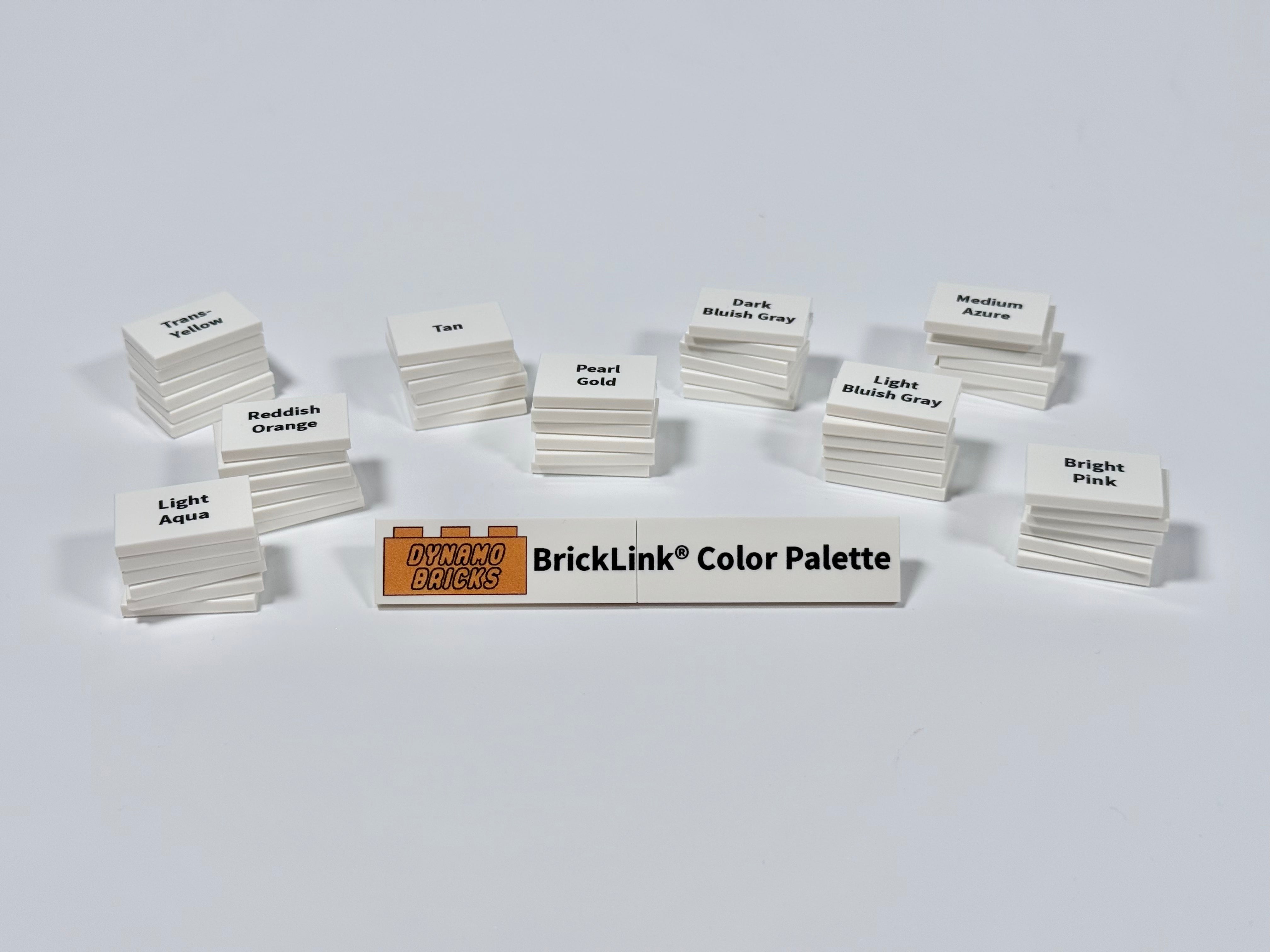 BrickLink® Color Palette Conversion Tiles – DYNAMO Bricks