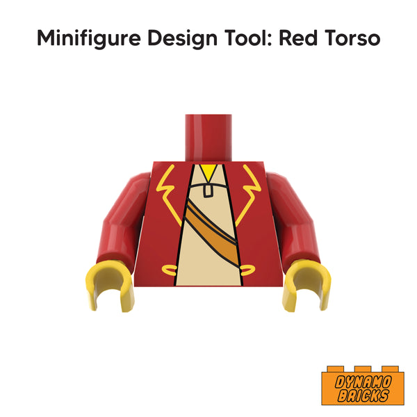 Minifigure Torso - One Sided